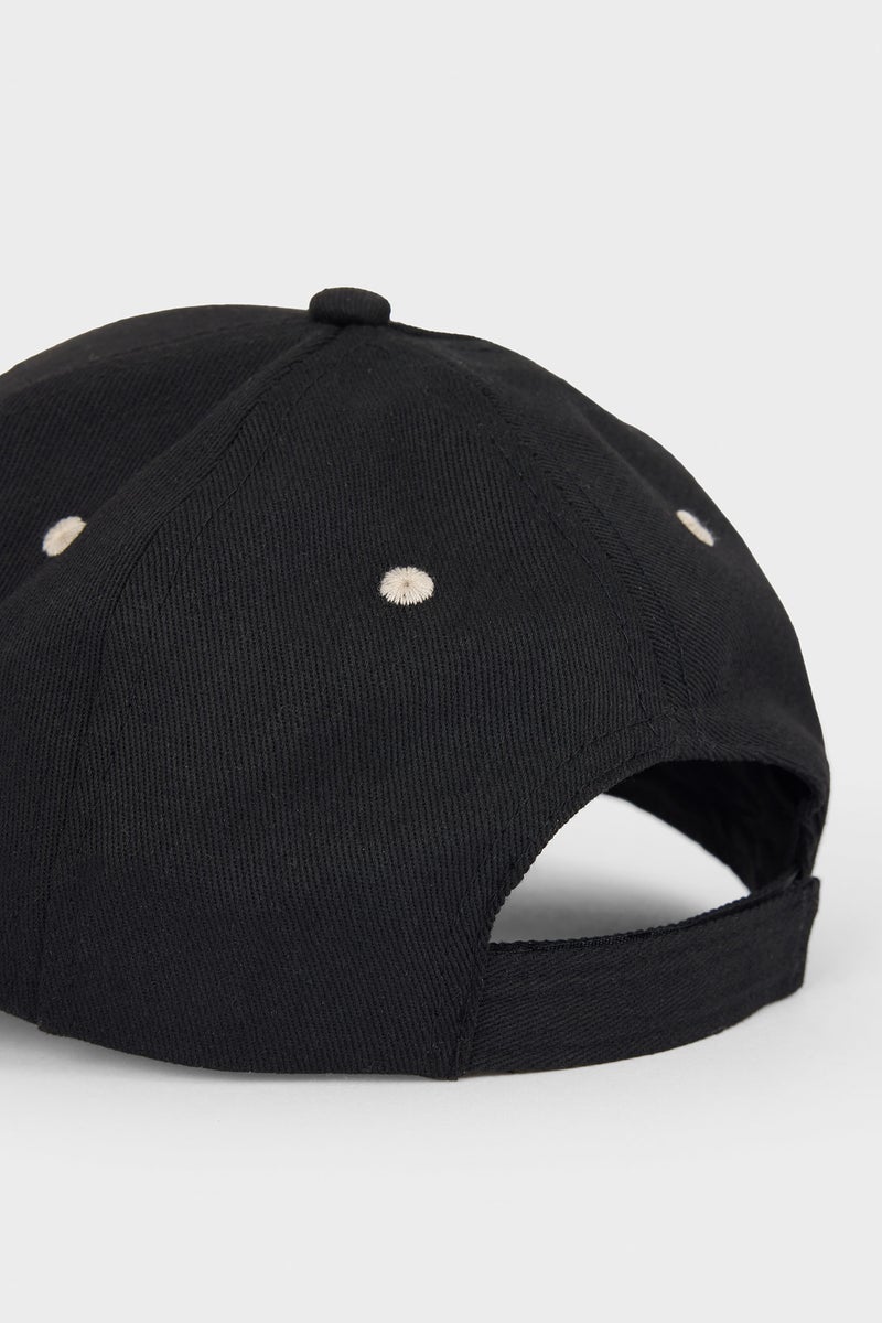 DeFacto Blue Man Boy Label Printed Woven Baseball Basketball Cap Casual - Image 4